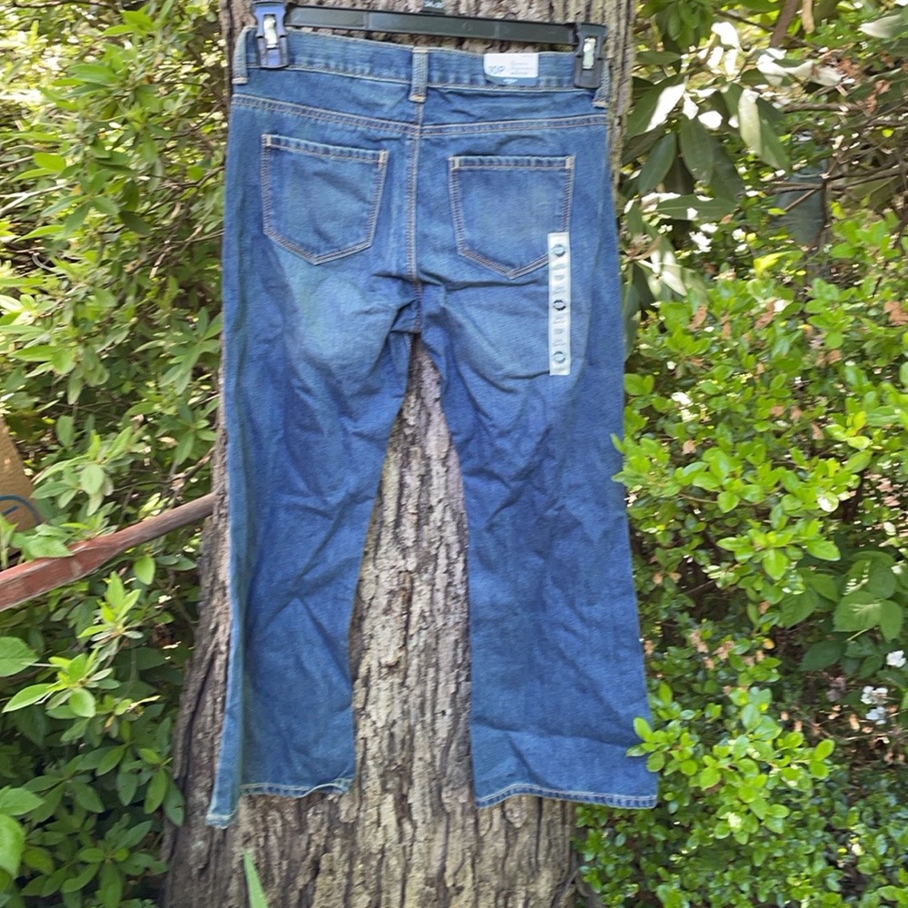 NWT Oshkosh B’gosh Boot Cut E-Z Adjust Waist Denim Blue Jeans Girls 10P Size 10